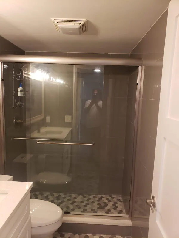 example of by-pass showers in a private home