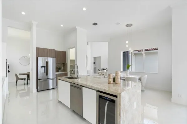 Remodeled kitchen