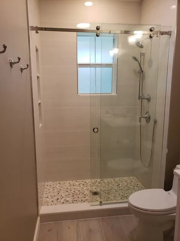 serenity sliding shower door